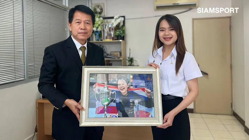 ม.รัตนบัณฑิตร่วมยินดี"ใบพัด"แชมป์สนุกเกอร์อาชีพหญิงโลก