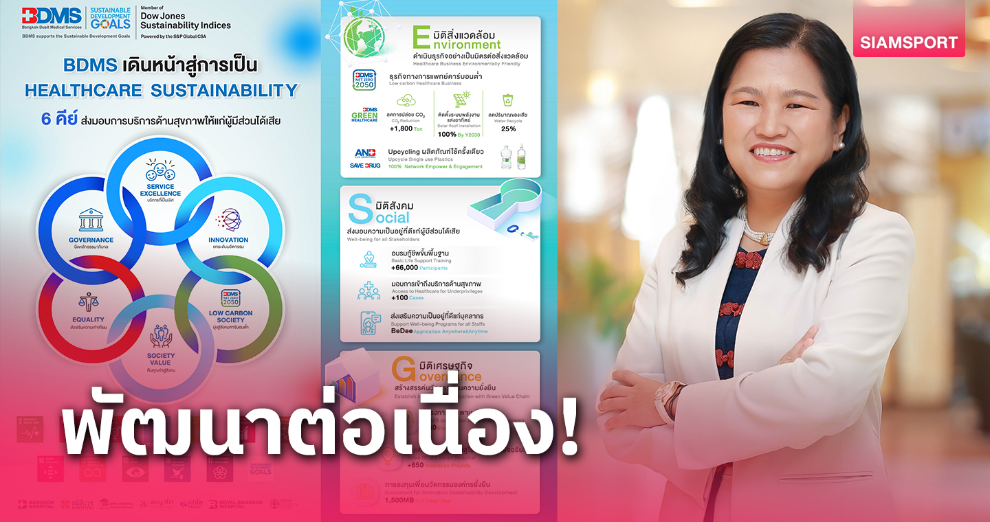 BDMS ตั้งเป้าครึ่งปีหลัง ขับเคลื่อน 6 กลยุทธ์ พัฒนาการแพทย์