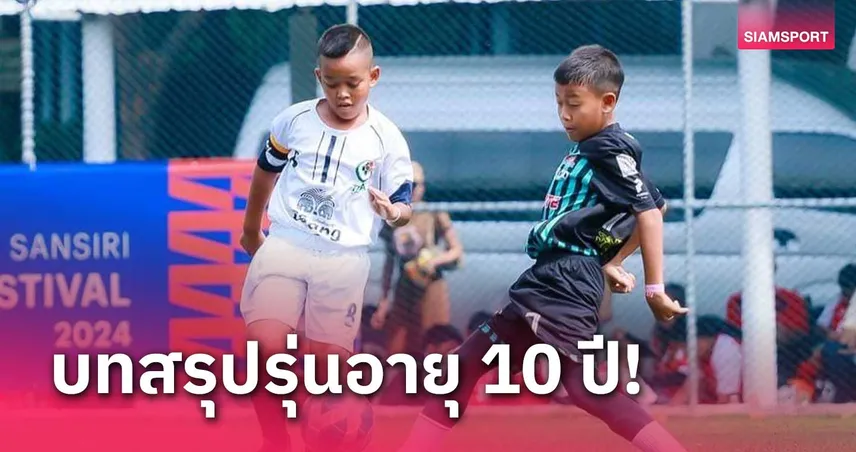 ไทยเบฟ คว้าแชมป์ดิวิชั่น 1 แสนสิริ ยูธ เฟสติวัล 2024 รุ่นอายุ 10 ปี