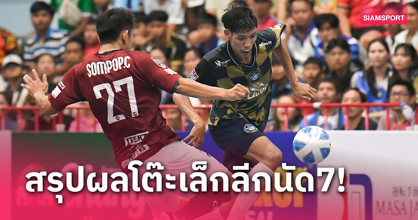 บลูเวฟ ชลบุรี บุกขย้ำ วายเอฟเอ ศรีราชา 4-1 ฟุตซอลไทยลีก