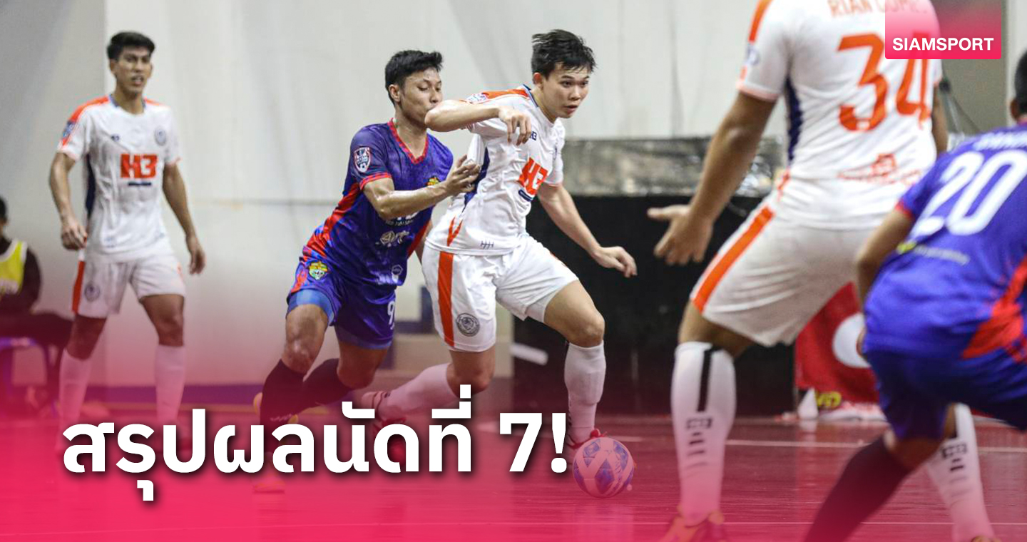 ห้องเย็นท่าข้าม โชว์โหดไล่อัด ไทยอาร์มี่ 7-1 ศึกฟุตซอลไทยลีก